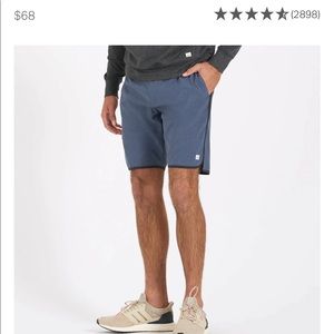 Vuori Men's Athletic Shorts in Blue